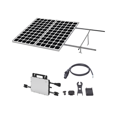 Kit Solar para Interconexión de 1.1 KW de Potencia Pico 220Vcc con Microinversor 1KW y 2 Módulos de 550 W (Incluye Montaje...