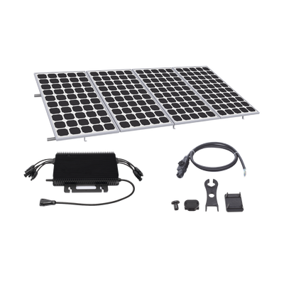 Kit Solar para Interconexión de 2.2KW de Potencia Pico 220Vcc con Microinversor y 4 Módulos de 550 W (Incluye Montaje ) - ...