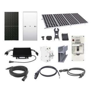 Kit Solar para Interconexión de 2.2KW de Potencia Pico 220Vcc con Microinversor y 4 Módulos de 575 W (Incluye Montaje y Pr...