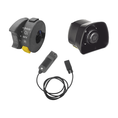 Kit Para Motocicleta FEDERAL SIGNAL , Sirena/Bocina de 30 Watt, Controlador y Micrófono - FEDERAL SIGNAL VAMA
