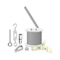 Kit  de Sujeción de Mástil de 6 Metros a Piso de Concreto. | SIERRA STORE
