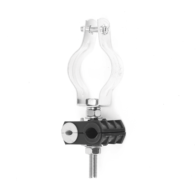 Sujetador de Cable para Torre / 2 Cables 6-8 mm / Abrazadera 1 1/4 in (32 mm) / Plástico de Alta Resistencia / Incluye Hardware | SIERRA STORE