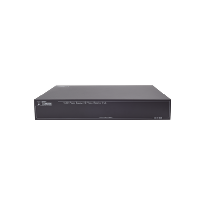Kit de TRANSCEPTOR ACTIVO DE 16 Canales / VIDEO+PODER en un solo Cable UTP / 150m en 4K, 200m en 5 MP/ Envía 36 Vcc y reci...