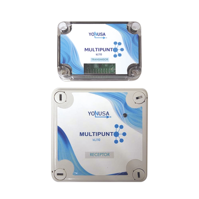 KIT Transmisor / Receptor Inalámbrico para KLT110 / 1 KM Linea de Vista / Multi-Punto Soporta 10 Equipos - YONUSA