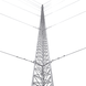 Kit de Torre Arriostrada de Techo de 18 m con Tramo STZ30 Galvanizado Electrolítico (No incluye retenida). SYSCOM TOWERS -...