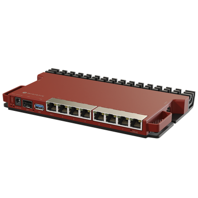Router con CPU ARM / 8 Puertos GE / SFP 2.5G / montaje 1U MIKROTIK - Vista 3