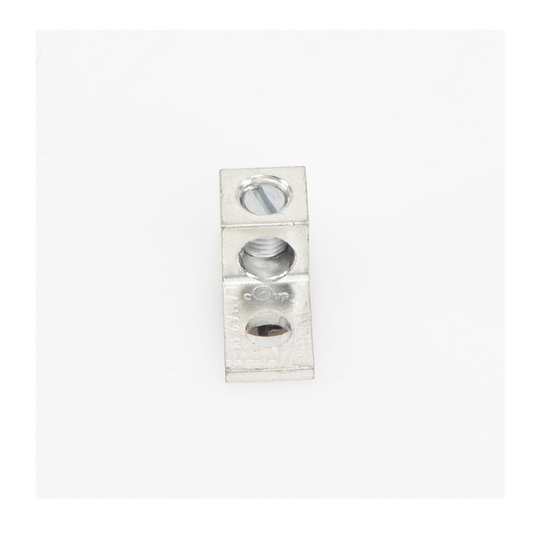 PANDUIT LAMA2-14-QY - Conector Mecánico de Aluminio, de Un Orificio y Un Barril, para Cable de 14 a 2 AWG. 1 Pieza | SIERRA STORE
