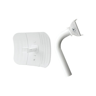 LiteBeam airMAX M5 CPE hasta 100 Mbps, 5 GHz (5150 - 5875 MHz) con antena integrada de 23 dBi, incluye montaje universal U...