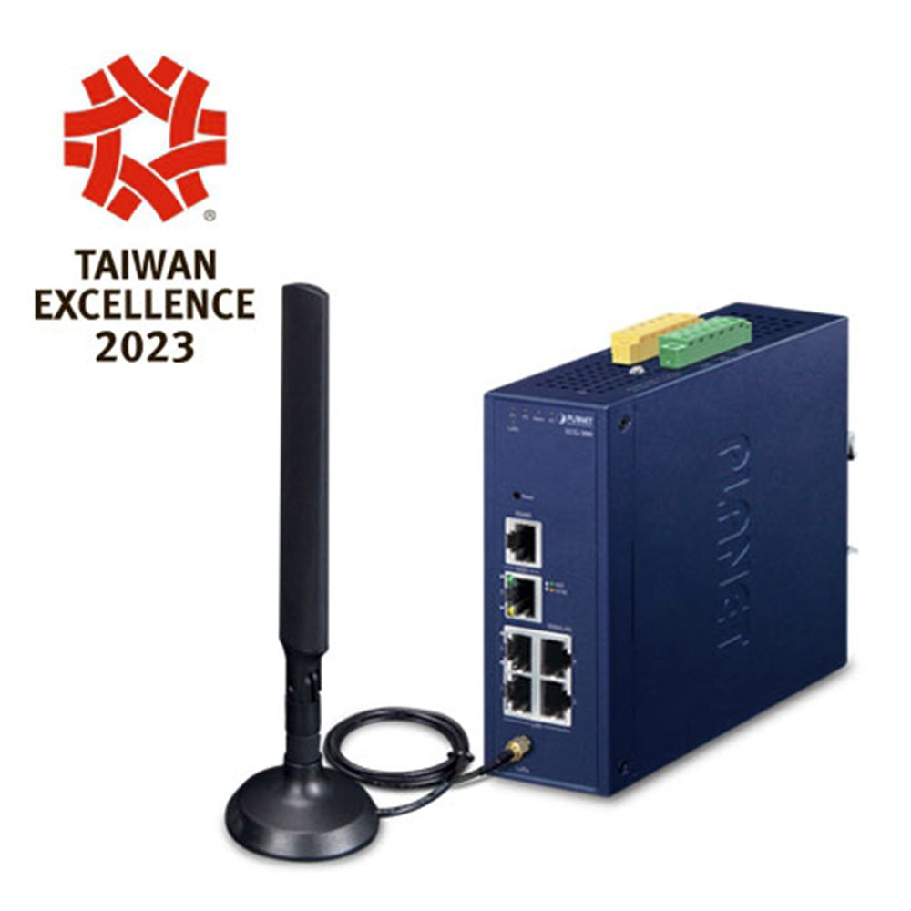 Gateway Industrial LoRaWAN / 5 Puertos 10/100/1000T / Banda 902-928 MHz / 2 E/S Digitales / IP30 / -40 a 75 °C | SIERRA STORE