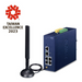 Gateway Industrial LoRaWAN / 5 Puertos 10/100/1000T / Banda 902-928 MHz / 2 E/S Digitales / IP30 / -40 a 75 °C | SIERRA STORE