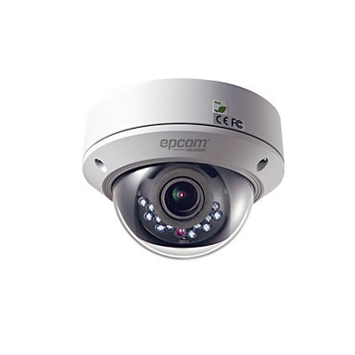 EPCOM - LD-1200-V - EPCOM LD-1200-V - Domo Analógico 1200 TVL / Exterior IP66 / Lente Varifocal 2.8 a 12 mm / IK10 / 30 mts IR