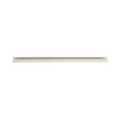 Canaleta LD10 de PVC rígido, con cinta adhesiva para instalación sin herramientas, de 38.4 x 24 x 1828.8 mm, Color Blanco ...