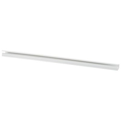 Canaleta LD10 de PVC rígido, con cinta adhesiva para instalación sin herramientas, de 38.4 x 24 x 1828.8 mm, Color Blanco ...