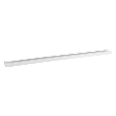 Canaleta LD10 de PVC rígido, con cinta adhesiva para instalación sin herramientas, de 38.4 x 24 x 1828.8 mm, Color Blanco ...
