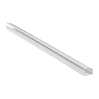 Canaleta LD10 de PVC rígido, con cinta adhesiva para instalación sin herramientas, de 38.4 x 24 x 1828.8 mm, Color Blanco ...
