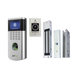 Kit Control de Acceso / Lector Huella y Tarjeta 125 kHz / 1,500 Huellas / 5,000 Tarjetas / TCP/IP PUSH / Cerradura Magnética / Botón | SIERRA STORE