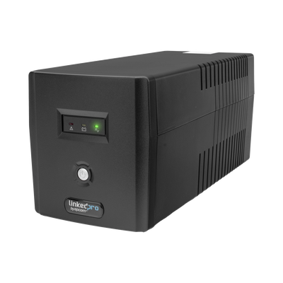 UPS 1000VA/600 W Línea Interactiva 120Vca / 8 tomas 5-15R (6 Respaldadas) / Regulación de Voltaje / Protección RJ45 - LINK...