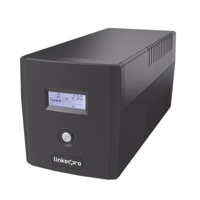 UPS 1000VA/600 W Pantalla LCD / Línea Interactiva 120Vca / 6 tomas 5-15R (4 Respaldadas) / Regulación de Voltaje / Protecc...