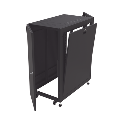 Gabinete Profesional para Telecomunicaciones de 24UR, 600 mm de Ancho x 1000 mm de Profundidad, Se envía el Gabinete Armad...