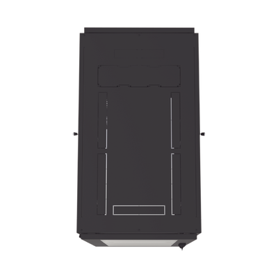 Gabinete Profesional para Telecomunicaciones de 24UR, 600 mm de Ancho x 1000 mm de Profundidad, Se envía el Gabinete Armad...