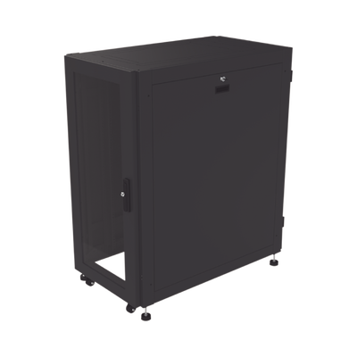 Gabinete Profesional para Telecomunicaciones de 24UR, 600 mm de Ancho x 1000 mm de Profundidad, Se envía el Gabinete Armad...