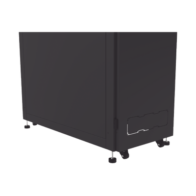 Gabinete Profesional para Telecomunicaciones de 45UR, 1200 mm Profundidad, Incluye 2 Organizadores Verticales de 45 Unidad...