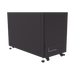 Gabinete Profesional para Telecomunicaciones de 45UR, 1200 mm Profundidad, Incluye 2 Organizadores Verticales de 45 Unidad...