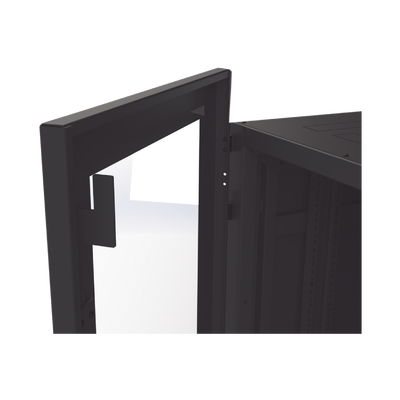 Gabinete Profesional para Telecomunicaciones de 45UR, 1200 mm Profundidad, Incluye 2 Organizadores Verticales de 45 Unidad...