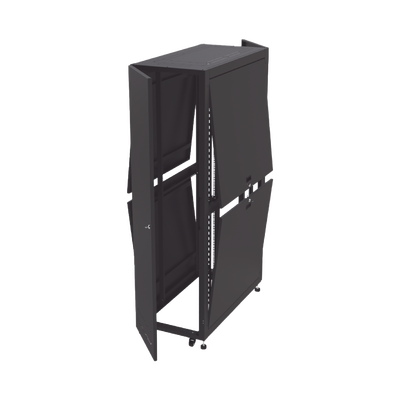 Gabinete Profesional para Telecomunicaciones de 45UR, 1200 mm Profundidad, Incluye 2 Organizadores Verticales de 45 Unidad...