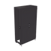 Gabinete Profesional para Telecomunicaciones de 45UR, 1200 mm Profundidad, Incluye 2 Organizadores Verticales de 45 Unidad...