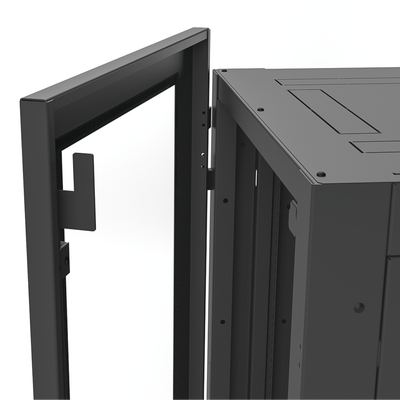 Gabinete Profesional para Telecomunicaciones de 19in, Instalación a Piso, 24UR, 600 mm Profundidad, Se envía el Gabinete A...