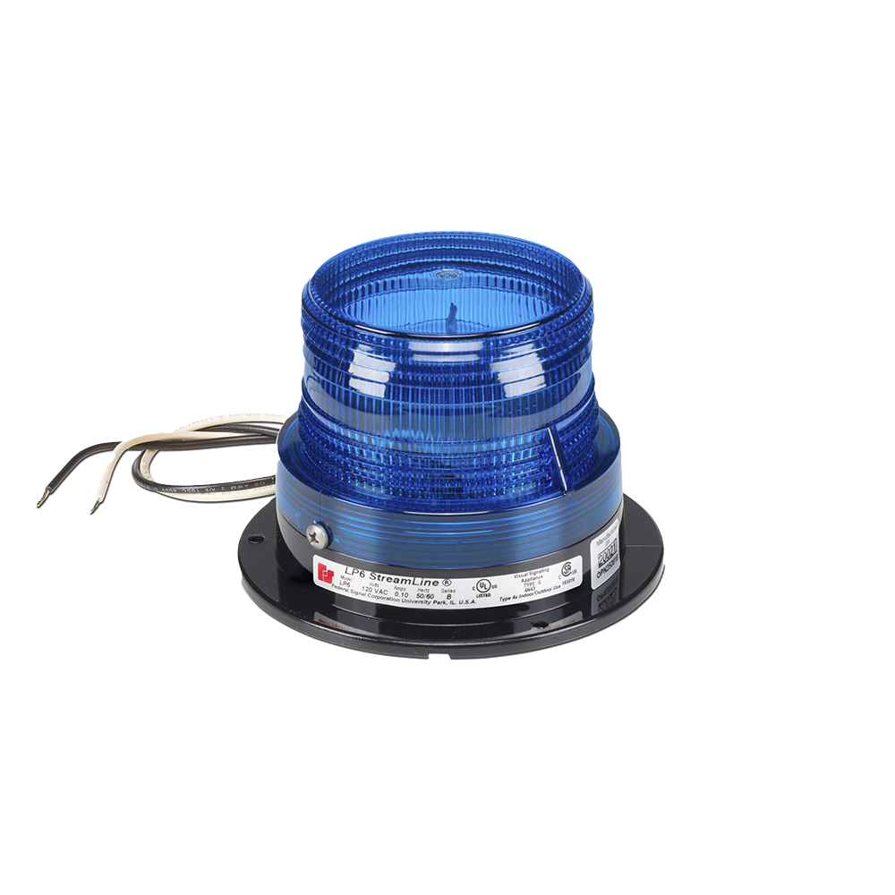 Estrobo Compacto / 120 Vca / 3-5/8' (92.5 mm) / 175,000 Candelas / Azul / -35°C a 66°C | SIERRA STORE