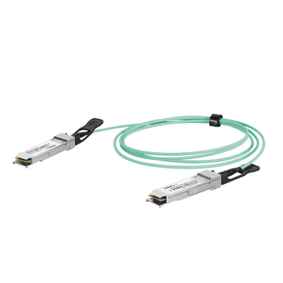 Cable AOC QSFP28 de 100 Gbps a 100 Gbps / Cable de fibra óptica Activo / Longitud: 3 metros - LINKEDPRO