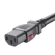 PANDUIT LPCA13-X - Cable de Alimentación con Bloqueo de Seguridad / IEC C14 a C13 / 1.8 m (5.9 ft) / 17 AWG / Paquete de 10 Piezas | SIERRA STORE