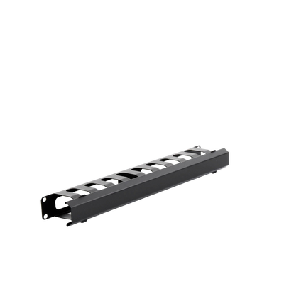 Organizador de Cables Horizontal de 1U para Rack de 19" con Cubierta Metálica - LINKEDPRO BY EPCOM