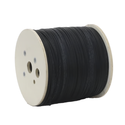 Carrete de 2 Kilómetros de Fibra Óptica Drop Plana, Interior/Exterior G.657A2 Monomodo de 1 Hilo (Unifibra), Dieléctrica, ...