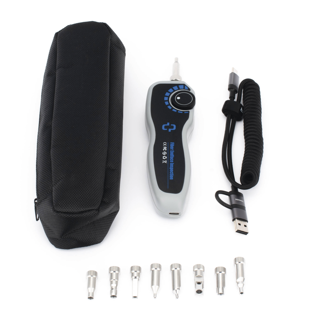 LINKEDPRO BY EPCOM LP-F-MIC-11X - Microscopio de Inspección de Fibra Óptica / Zoom 11x / USB / Conectores SC-ST-FC-LC / Compatible | SIERRA STORE