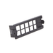 Placa Acopladora Vacía para Distribuidor de Fibra Óptica LP-ODF-8024, Acepta 12 Acopladores SC Simplex o 12 Acopladores LC...