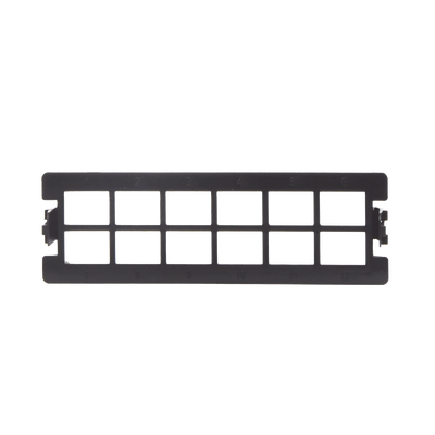 Placa Acopladora Vacía para Distribuidor de Fibra Óptica LP-ODF-8024, Acepta 12 Acopladores SC Simplex o 12 Acopladores LC...