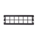 Placa Acopladora Vacía para Distribuidor de Fibra Óptica LP-ODF-8024, Acepta 12 Acopladores SC Simplex o 12 Acopladores LC...