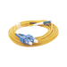 Jumper de Fibra Óptica Monomodo 9/125 LC/UPC-SC/UPC, PVC, 2.0 mm, Dúplex, Amarillo, 5 Metros (16.40 Pies) LINKEDPRO BY EPC...