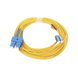 Jumper de Fibra Óptica Monomodo 9/125 LC/UPC-SC/UPC, PVC, 2.0 mm, Dúplex, Amarillo, 5 Metros (16.40 Pies) - LINKEDPRO BY E...