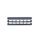 Placa Acopladora para Distribuidor de Fibra Óptica LP-ODF-8024, Incluye 12 Acopladores LC Duplex para Fibra Monomodo - LIN...