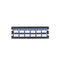 Placa Acopladora para Distribuidor de Fibra Óptica LP-ODF-8024, Incluye 12 Ac...