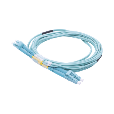 Jumper de Fibra Óptica Multimodo OM3 50/125 LC-LC OFNR (Riser), 2.0 mm, Dúplex, Aqua, 3 Metros (9.84 Pies) - LINKEDPRO BY ...