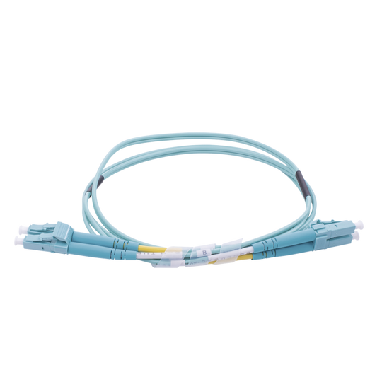 LINKEDPRO BY EPCOM LP-FOM4-LCLC-R01 - Jumper de Fibra Óptica / OM4 50/125 / LC-LC Dúplex / OFNR Riser / 2.0 mm / 1 m (3.28 pies) | SIERRA STORE