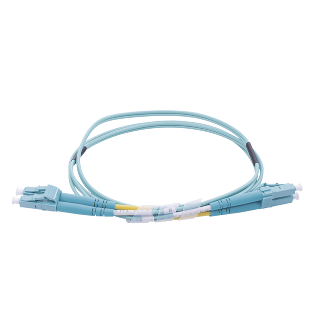 LINKEDPRO BY EPCOM LP-FOM4-LCLC-R01 - Jumper de Fibra Óptica / OM4 50/125 / LC-LC Dúplex / OFNR Riser / 2.0 mm / 1 m (3.28 pies) | SIERRA STORE