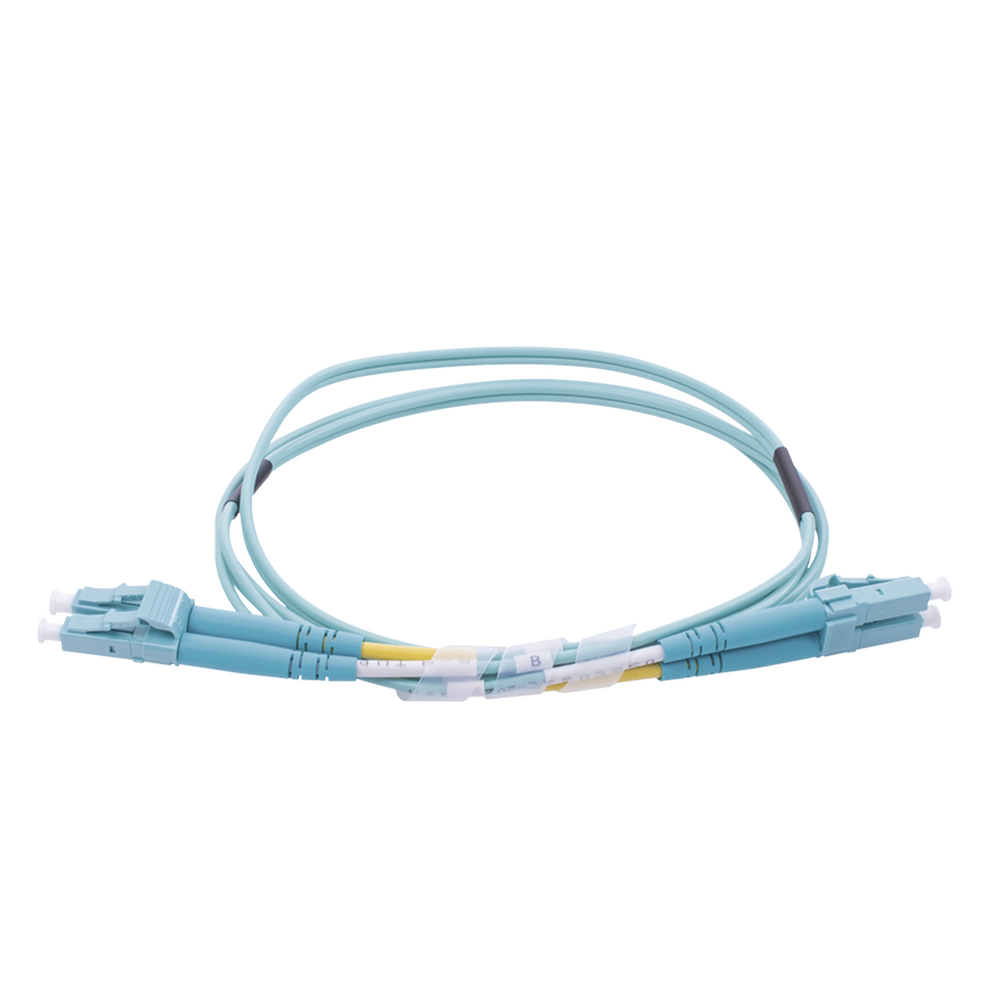 LINKEDPRO BY EPCOM LP-FOM4-LCLC-R01 - Jumper de Fibra Óptica / OM4 50/125 / LC-LC Dúplex / OFNR Riser / 2.0 mm / 1 m (3.28 pies) | SIERRA STORE