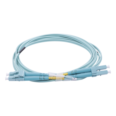 Jumper de Fibra Óptica Multimodo OM4 50/125 LC-LC OFNR (Riser), 2.0 mm, Dúplex, Aqua, 2 Metros (6.56 Pies) - LINKEDPRO BY ...