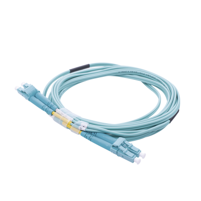 Jumper de Fibra Óptica Multimodo OM4 50/125 LC-LC OFNR (Riser), 2.0 mm, Dúplex, Aqua, 3 Metros (9.84 Pies) - LINKEDPRO BY ...